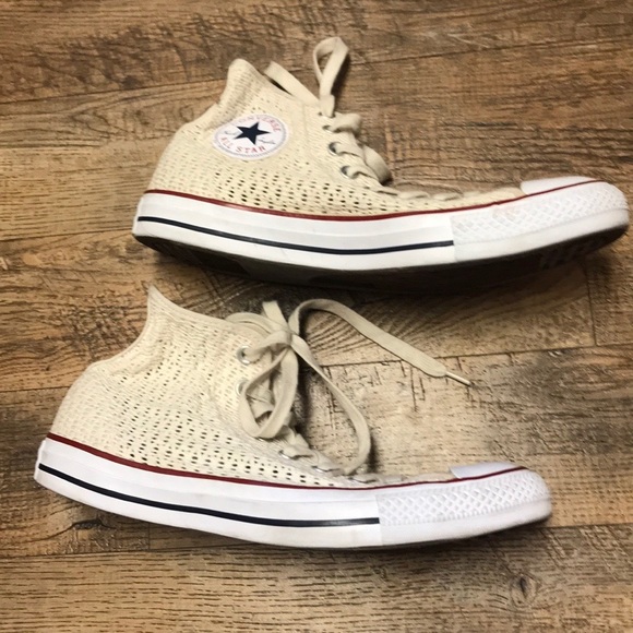 Converse Chuck Taylor All Star Crochet Hi Tops 10 - Picture 4 of 8